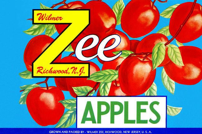 Zee Apples 28x42 Giclee on Canvas