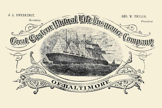 Great Eastern Mutual Life Insurance Company of Baltimore 28x42 Giclee on Canvas