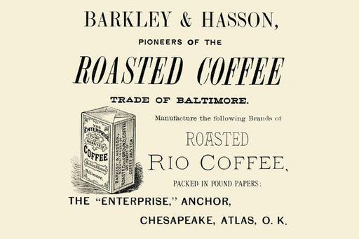 Barkley & Hasson Roasted Coffee 28x42 Giclee on Canvas