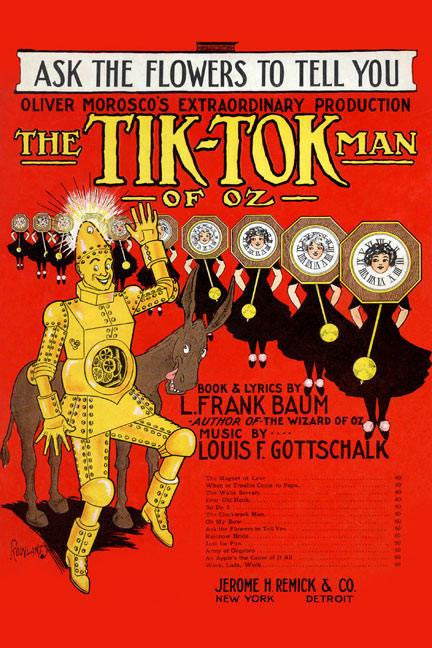 The Tik-Tok Man of Oz 28x42 Giclee on Canvas