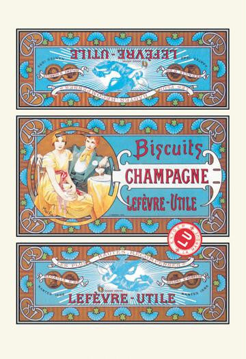 Biscuits Champagne 12x18 Giclee on canvas