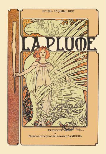 La Plume 12x18 Giclee on canvas