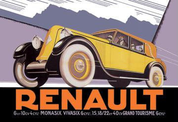 Renault 12x18 Giclee on canvas