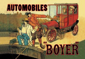 Boyer - Automobiles 12x18 Giclee on canvas