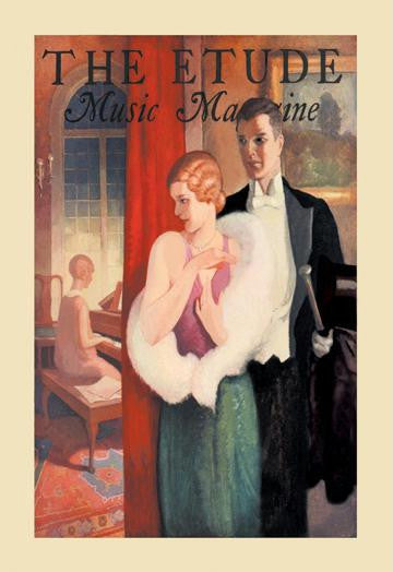 Etude Music Magazine 12x18 Giclee on canvas