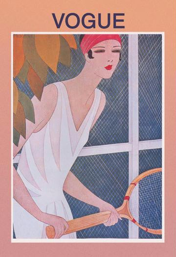 Fashions for Tennis 12x18 Giclee on canvas