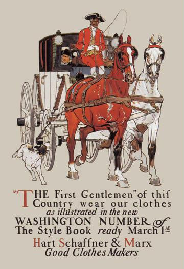 Hart Schaffner and Marx: Good Clothes Makers 12x18 Giclee on canvas