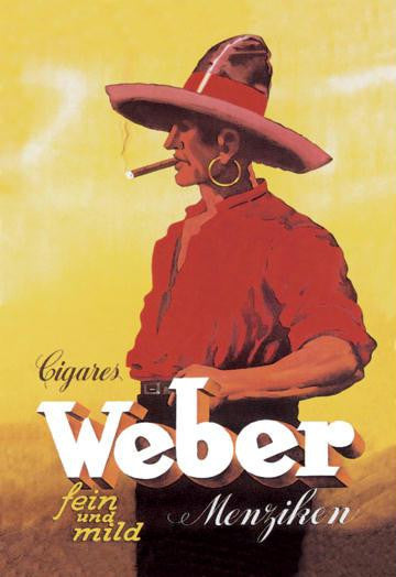 Weber Cigars 12x18 Giclee on canvas