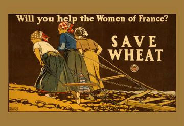 Save Wheat 12x18 Giclee on canvas