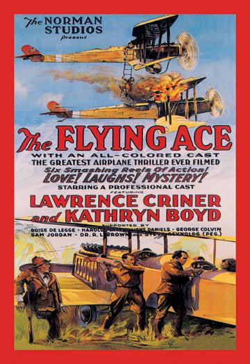 Flying Ace Movie Poster 12x18 Giclee on canvas