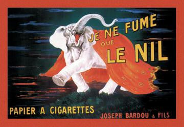 Je Ne Fume Que Le Nil 12x18 Giclee on canvas