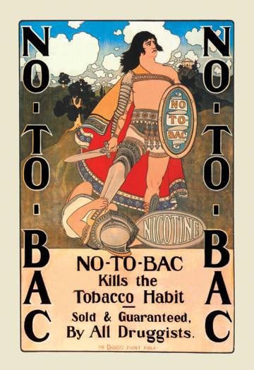 No-To-Bac 12x18 Giclee on canvas