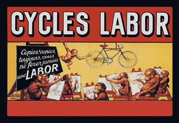 Cycles Labor - Art Class 12x18 Giclee on canvas