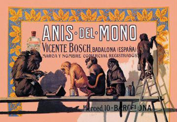 Anis del Mono 12x18 Giclee on canvas