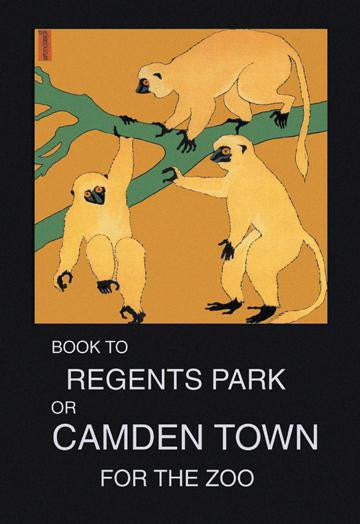 Book to Regent&#39;s Park 12x18 Giclee on canvas