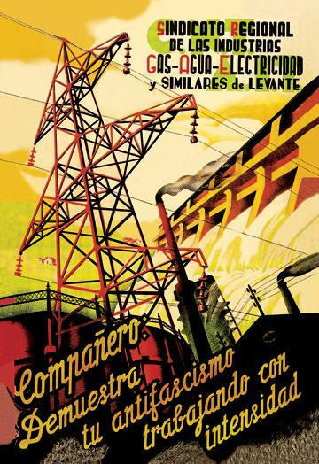 Regional Syndicate of Oil  Gas and Electric Industries 12x18 Giclee on canvas