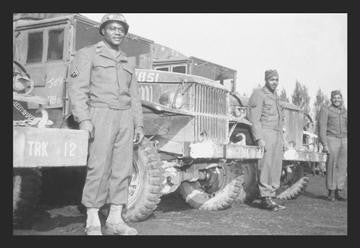 24th Infantry Waiting to Advance on Japanese 12x18 Giclee on canvas