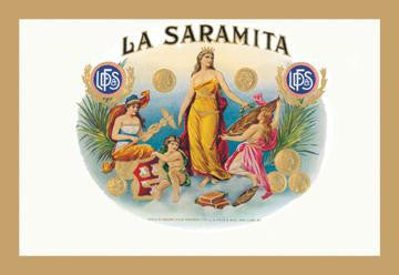 La Saramita Cigars 12x18 Giclee on canvas