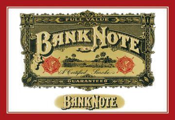 Bank Note Cigars - A Certified Smoke 12x18 Giclee on canvas