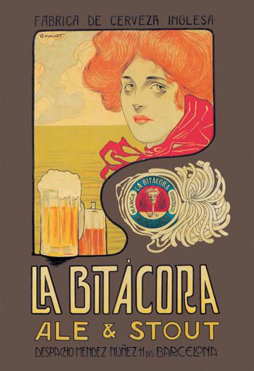 La Bitacora Ale and Stout 12x18 Giclee on canvas