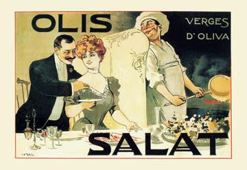 Olis Salat - Verges d&#39;Oliva 12x18 Giclee on canvas