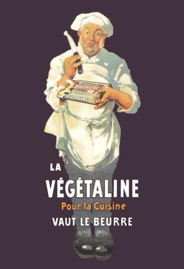 La Vegetaline - Pour la Cuisine 12x18 Giclee on canvas