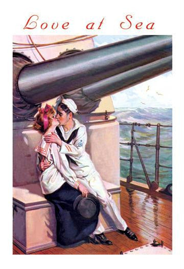 Love at Sea 12x18 Giclee on canvas