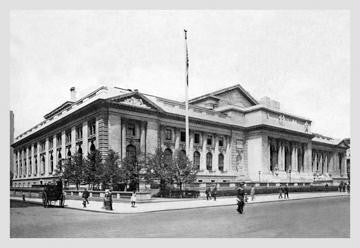 New York Public Library  1911 12x18 Giclee on canvas