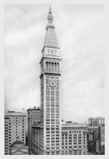 Metropolitan Life Insurance Tower  1911 12x18 Giclee on canvas