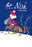 Skinny Scottish Santa Rides on Reindeer 12x18 Giclee on canvas