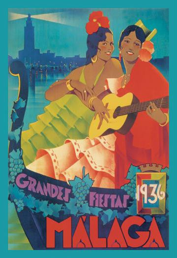 Grandes Fiestas 12x18 Giclee on canvas