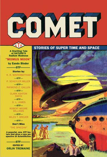 Comet: Bird Spaceship 12x18 Giclee on canvas