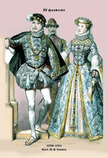 Carl IX and Lenora 12x18 Giclee on canvas