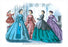 Mme. Demorest's Mirror of Fashions  1840 #5 12x18 Giclee on canvas