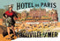 Hotel de Paris: Trouville-sur-Mer 12x18 Giclee on canvas