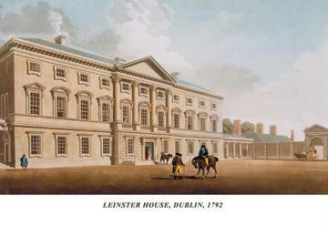 Leinster House  Dublin  1792 12x18 Giclee on canvas