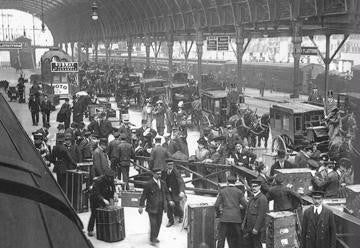 Paddington Station  London 12x18 Giclee on canvas