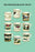 Decorated Shaving Mugs #2 12x18 Giclee on canvas