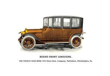 Round Front Limousine 12x18 Giclee on canvas