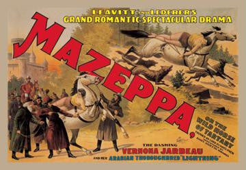 Mazzeppa 12x18 Giclee on canvas