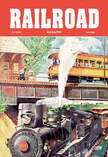 Railroad Magazine: Traveling  1950 12x18 Giclee on canvas