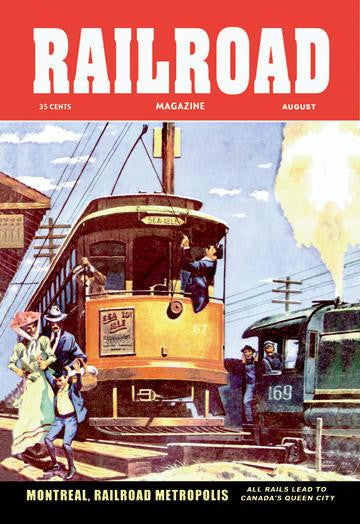 Railroad Magazine: Sea Isle  1952 12x18 Giclee on canvas