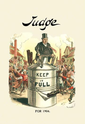 Judge: Keep It Full for 1904 12x18 Giclee on canvas