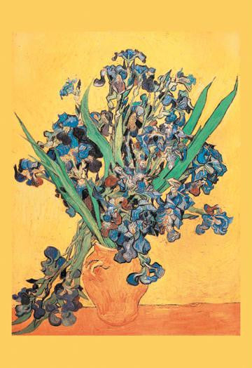 Vase avec Irises 12x18 Giclee on canvas