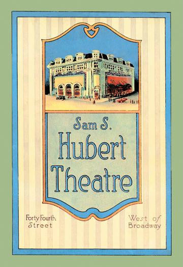 Sam S. Hubert Theatre 12x18 Giclee on canvas