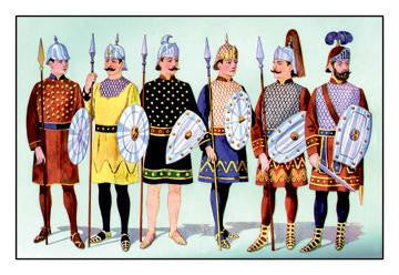 Odd Fellows: Costumes for Guards 12x18 Giclee on canvas