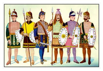 Odd Fellows: Costumes for Soldiers 12x18 Giclee on canvas