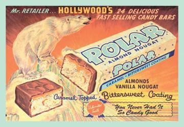 Polar Almond Nougat 12x18 Giclee on canvas