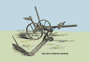 The New Feering Mower 12x18 Giclee on canvas