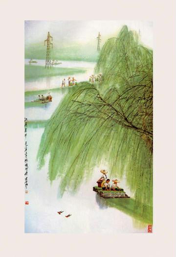 Early Spring in Southern China 12x18 Giclee on canvas